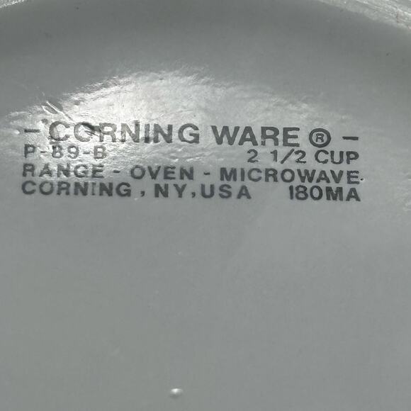 Vintage Corningware Wildflower Pattern Saucepan 2.5 Cup P-89-B with Lid Vintage - Picture 7 of 8